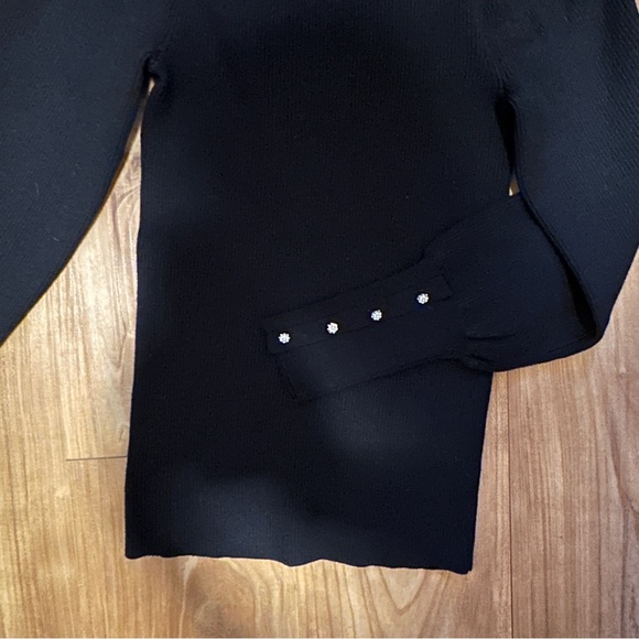 NWT button cuff balloon sleeve sweater - Picture 4 of 4